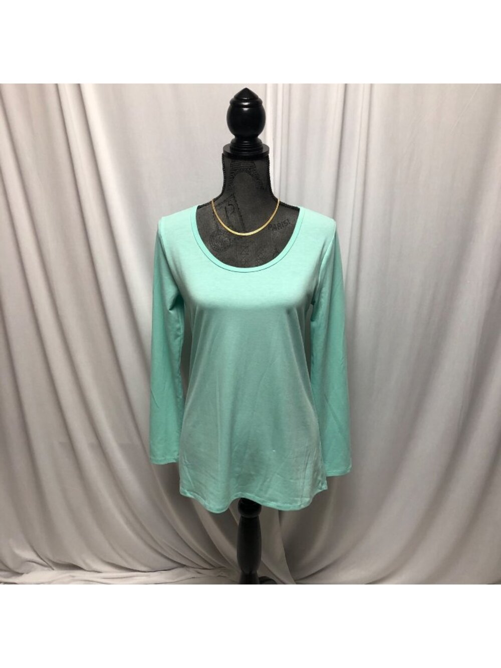 LuLaRoe Top Womens Size Small Mint Green Long Sleeve Casual Comfy Shirt